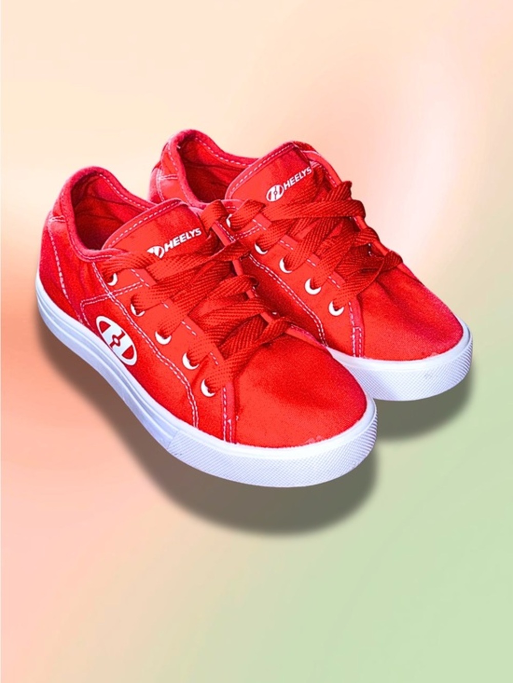 Heelys Pro 20 Red Unisex Youth Skate Shoes Size 4
